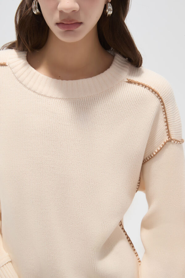 SWEATER FLORISE CRUDO / NATURAL image number null