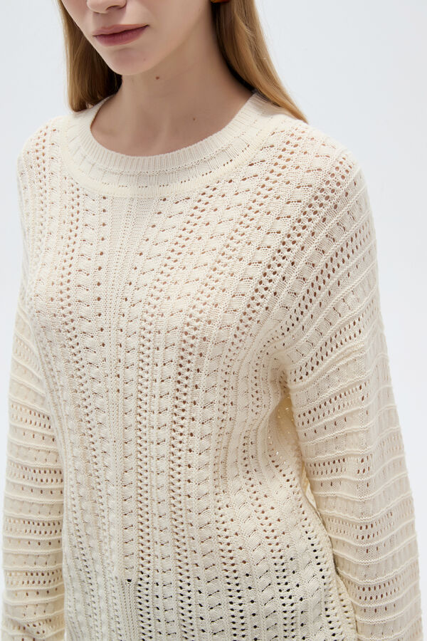 SWEATER ESTERNI 70809 MARFIL  / OFF WHITE image number null