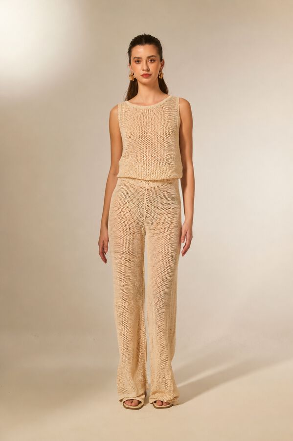 PANTALON TEJUNE DORADO image number null