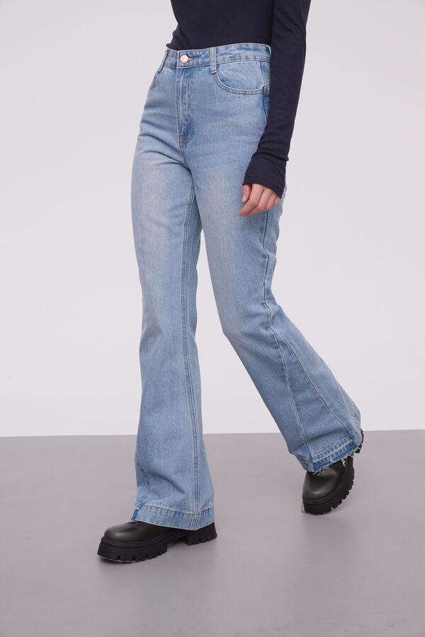 PANTALON BIRUE CELESTE GRISACEO image number null