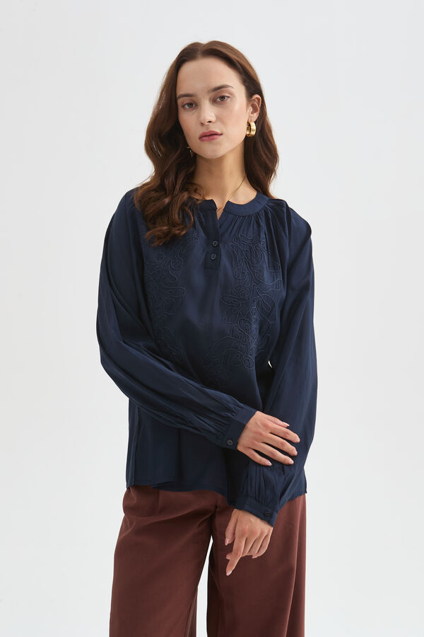BLUSA XELMAR 70607 AZUL MARINO image number null