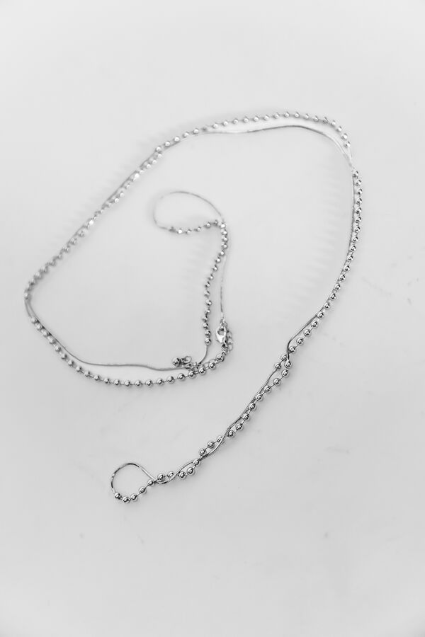 Collar Caribe PLATEADO image number null