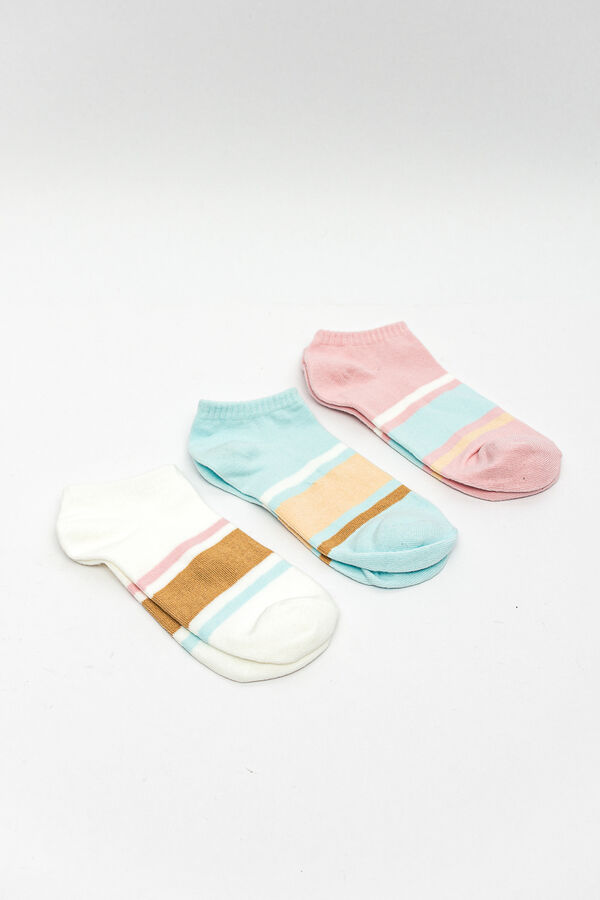 Medias Ankle Tier, Pack x 3 COLOR UNICO image number null