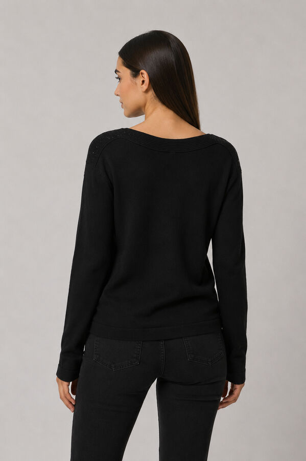 SWEATER URVEN NEGRO image number null