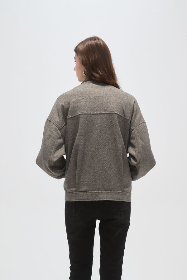 CAMPERA NAIAR GRIS MELANGE image number null
