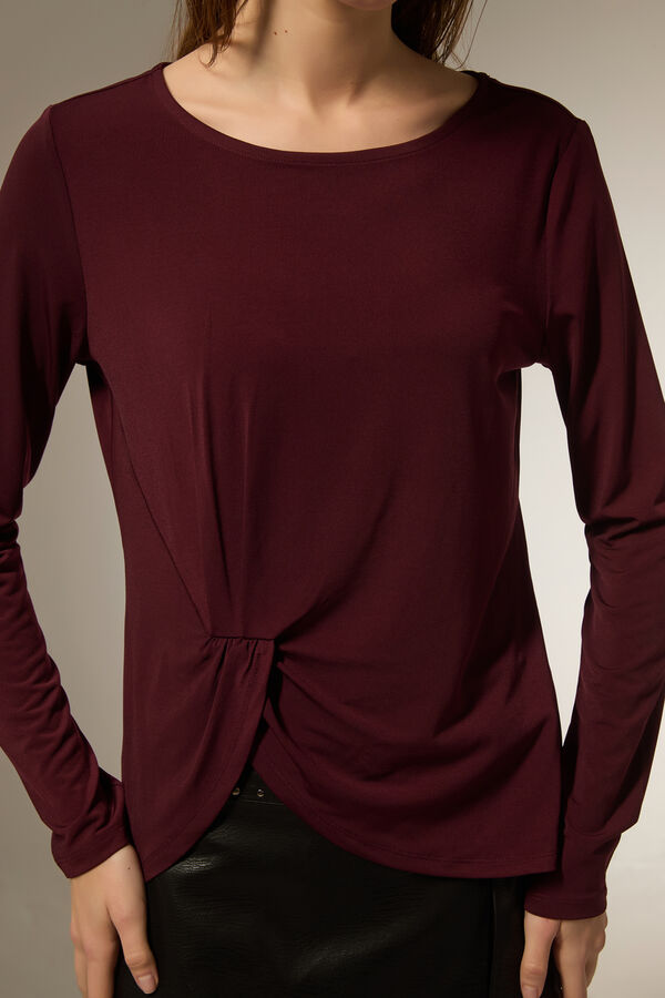 REMERA GADER CEREZA OSCURO image number null