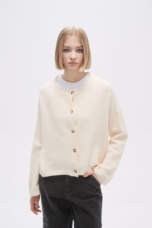 CARDIGAN DIALOY CRUDO / NATURAL image number null