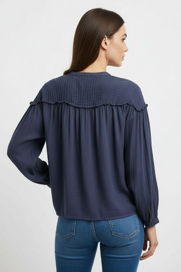 CAMISA ROCIA AZUL PIEDRA image number null