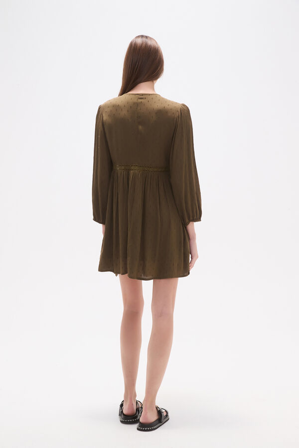 VESTIDO BOTHEI VERDE OLIVA OSCURO image number null