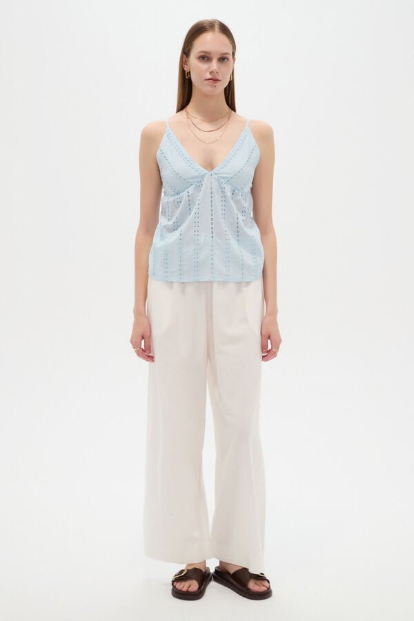 MUSCULOSA CUSIA 70809 CELESTE CLARO image number null