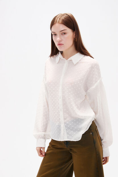 CAMISA WINKI MARFIL  / OFF WHITE image number null