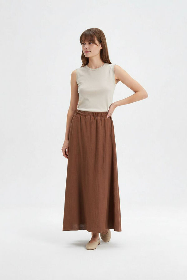 FALDA AZUR 70809 MARRON image number null