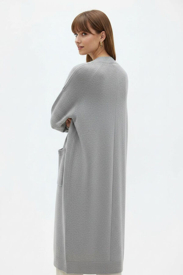 SACO SACCO GRIS MELANGE MEDIO image number null