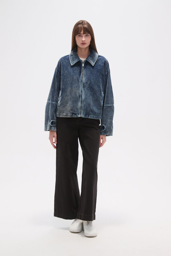 CAMPERA CANDE AZUL GRISACEO image number null