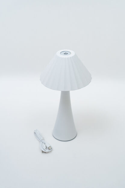 Lampara de Mesa Cirela, Touch USB BLANCO image number null