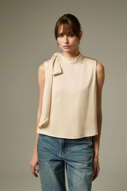 BLUSA PANYEL 70607 BEIGE CLARO image number null