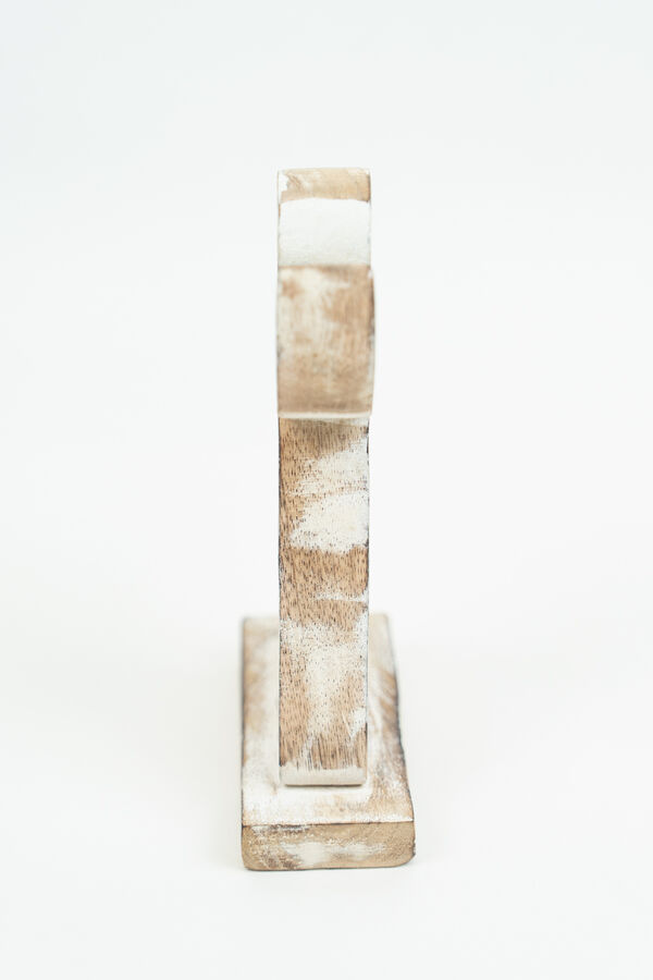 Deco Navidad &Aacute;ngel de Madera con Base COLOR UNICO image number null