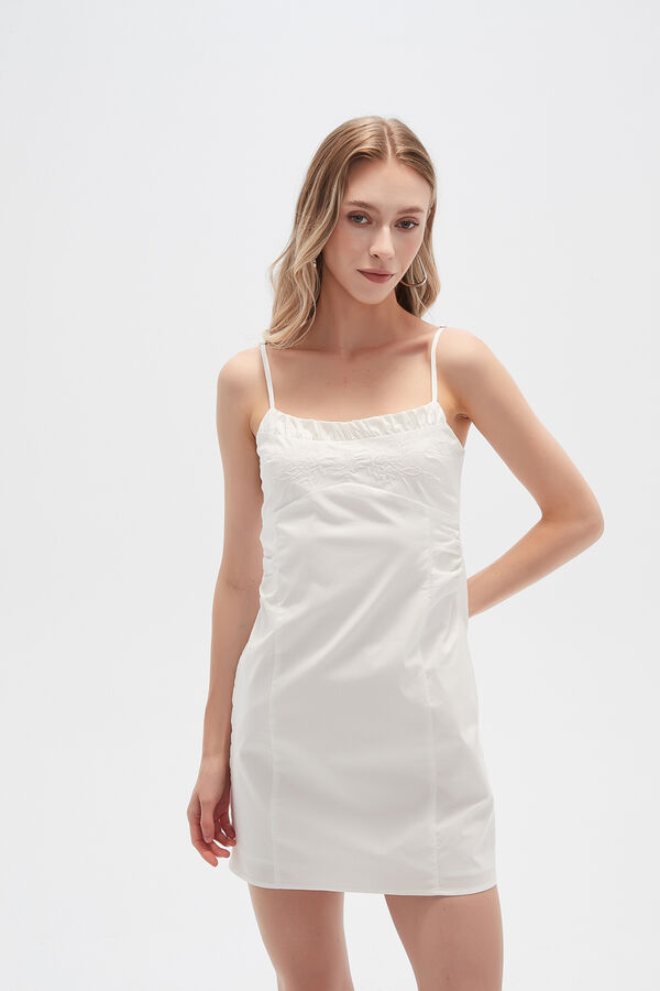 VESTIDO DOREX MARFIL  / OFF WHITE image number null