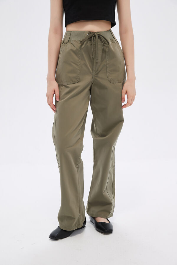 PANTALON ZAZI VERDE OLIVA image number null