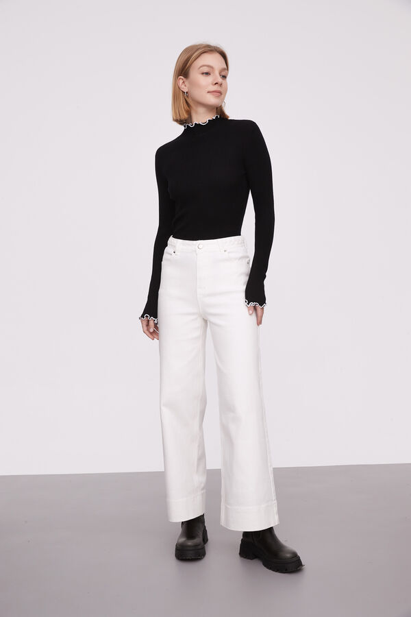 PANTALON BOYS MARFIL  / OFF WHITE image number null