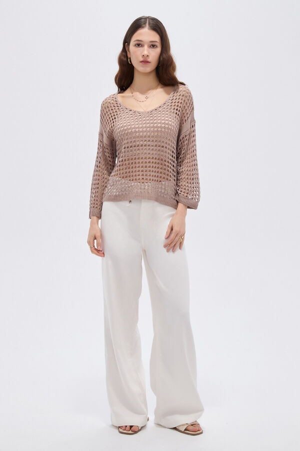 SWEATER ESDREN 70809 TAUPE CLARO image number null
