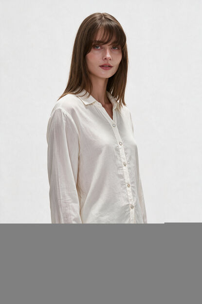 CAMISA WIAS 70809 MARFIL  / OFF WHITE image number null