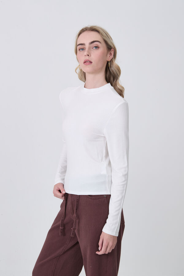 REMERA DALYM MARFIL  / OFF WHITE image number null