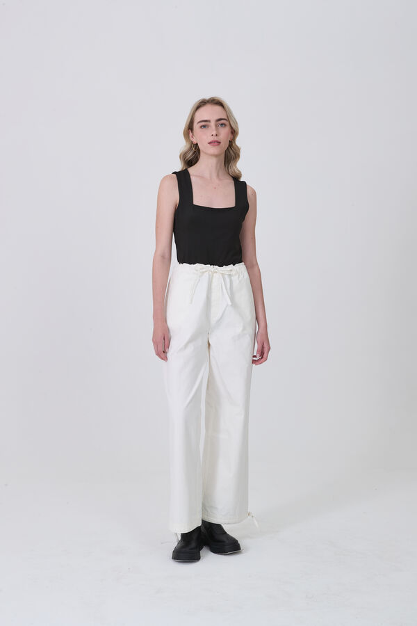PANTALON ERGA MARFIL  / OFF WHITE image number null