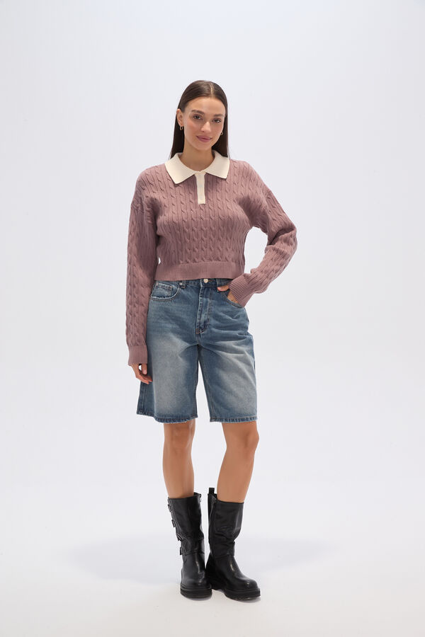 SWEATER LAPAN TAUPE / MINK / VISON image number null