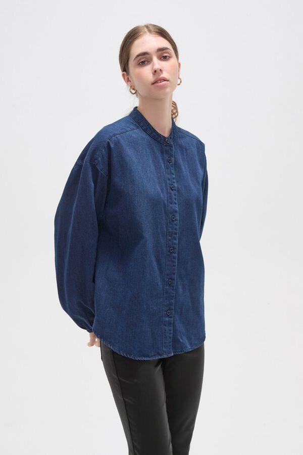 CAMISA TAREL AZUL INDIGO image number null