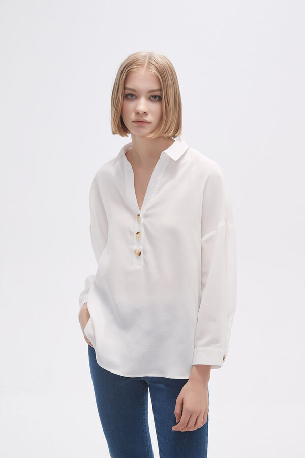 BLUSA KANSAS BLANCO image number null