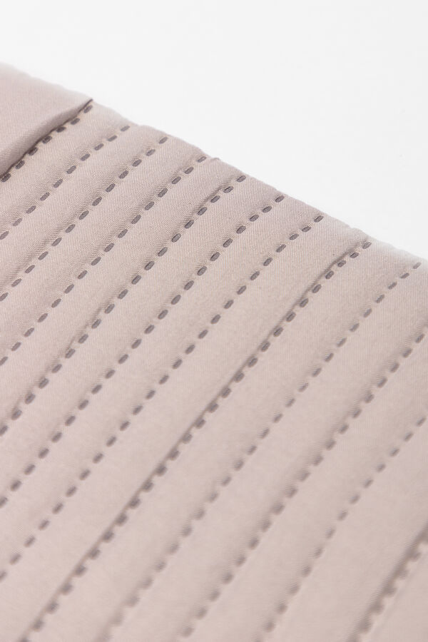Cubrecama 1 Plaza Microfibra WASHED GRIS image number null