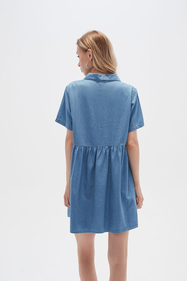 VESTIDO CRYPTO CELESTE image number null