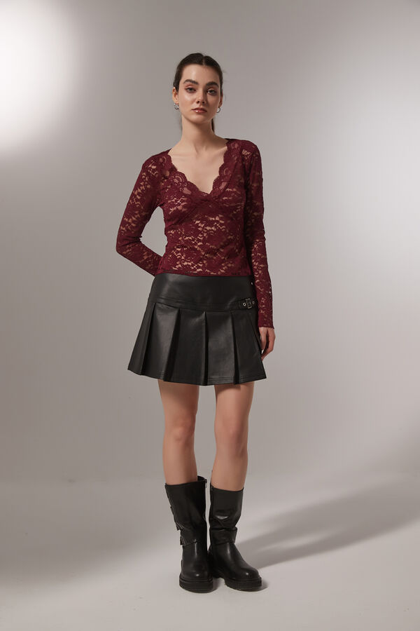 REMERA SANDPLA BORDEAUX image number null