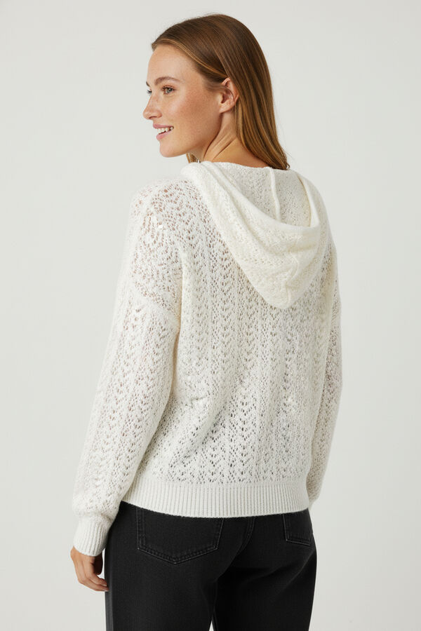 SWEATER PONO MARFIL  / OFF WHITE image number null