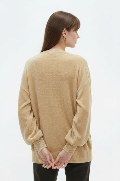 SACO QYLEN BEIGE OSCURO image number null
