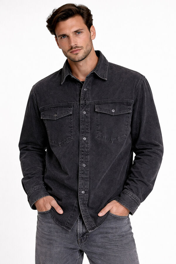 CAMISA XANO GRIS OSCURO image number null
