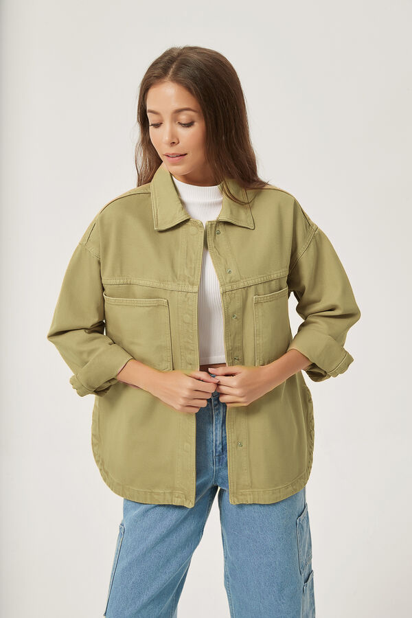 SOBRECAMISA ACHEP VERDE OLIVA CLARO image number null