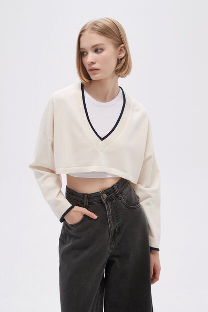 SWEATER LINY CRUDO / NATURAL image number null