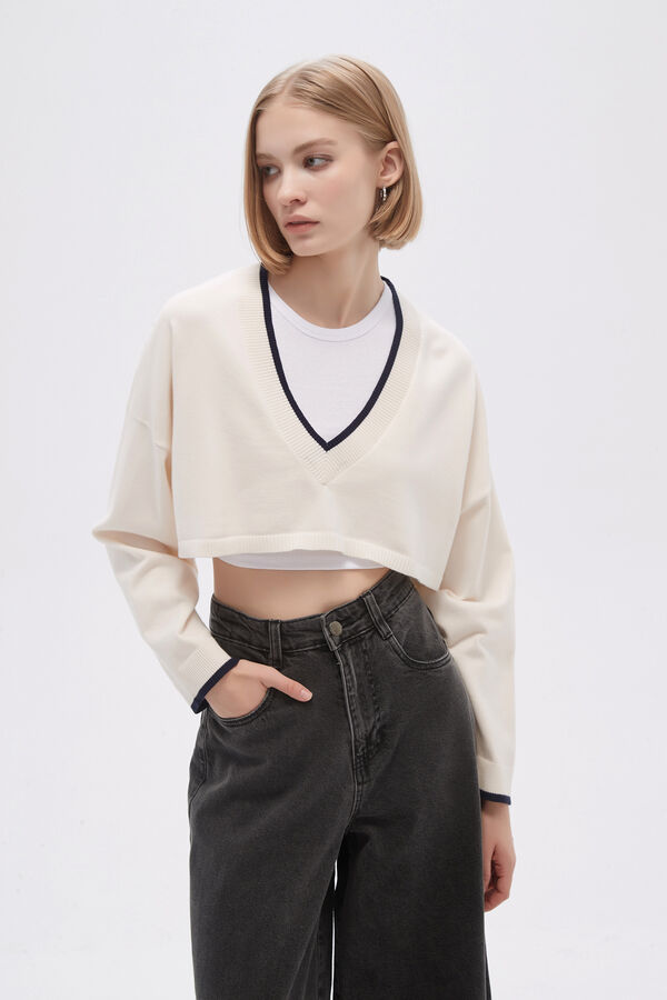 SWEATER LINY CRUDO / NATURAL image number null