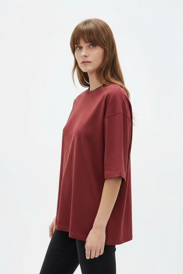 REMERA SOLISA 70607 BORDEAUX image number null