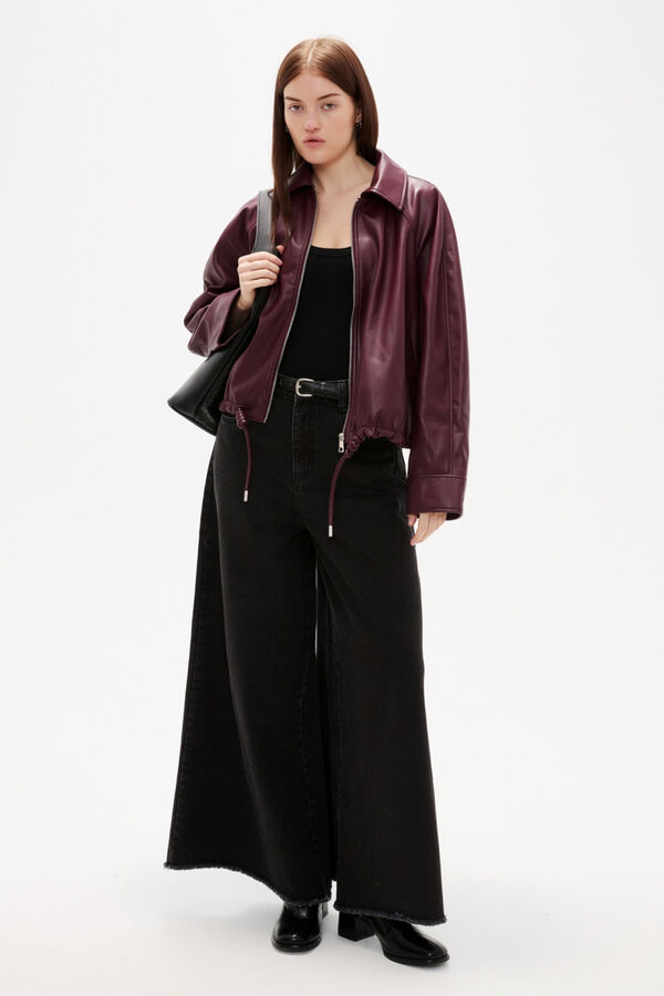 CAMPERA CARDIA CEREZA OSCURO image number null
