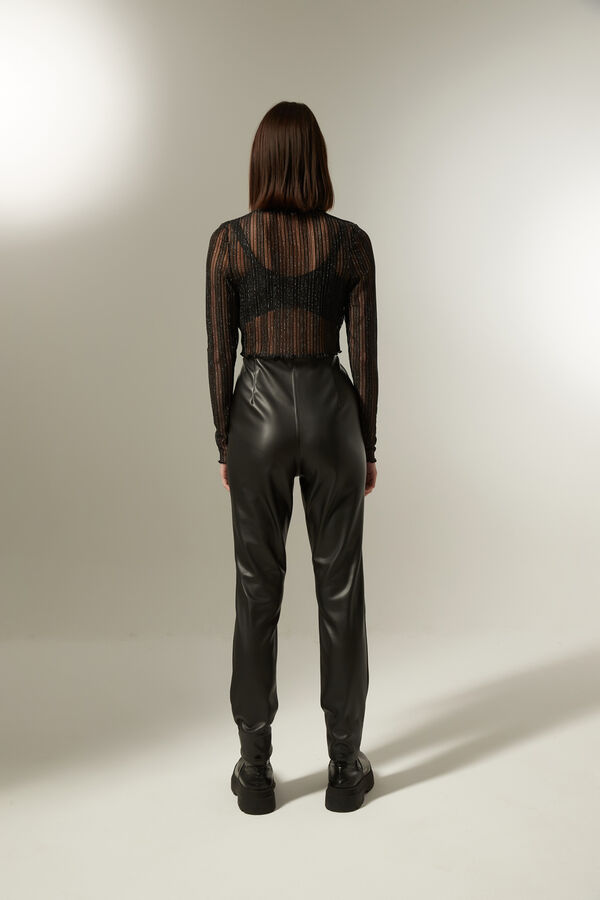 PANTALON RINSE NEGRO image number null