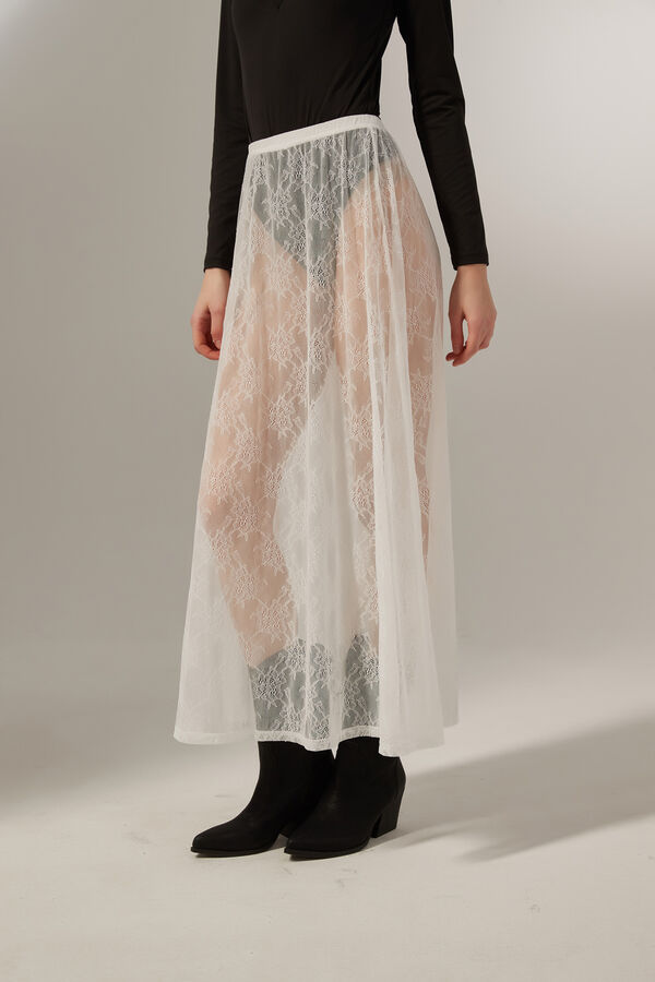 FALDA BURET MARFIL / OFF WHITE