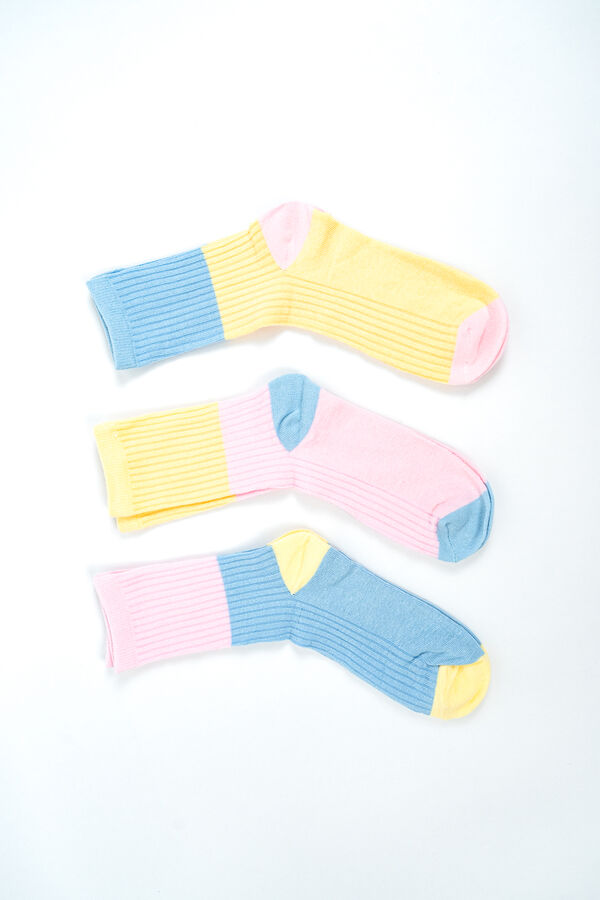Medias Crew Vibes, Pack x 3 COLOR UNICO image number null