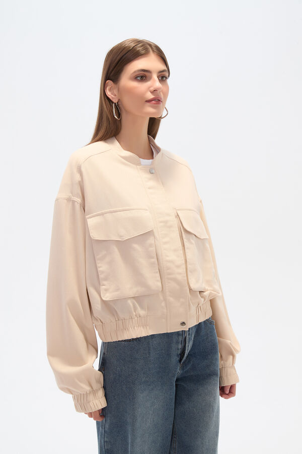 CHAQUETA LISCEN BEIGE CLARO image number null