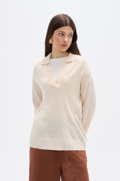 SWEATER DAPA 70607 CRUDO / NATURAL image number null