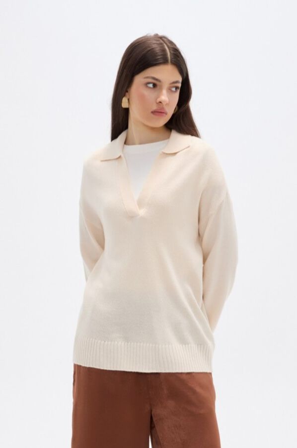 SWEATER DAPA 70607 CRUDO / NATURAL image number null