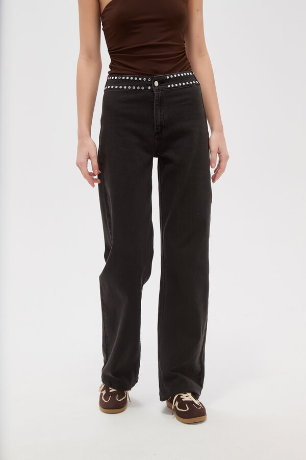 PANTALON HALVAR GRIS OSCURO image number null