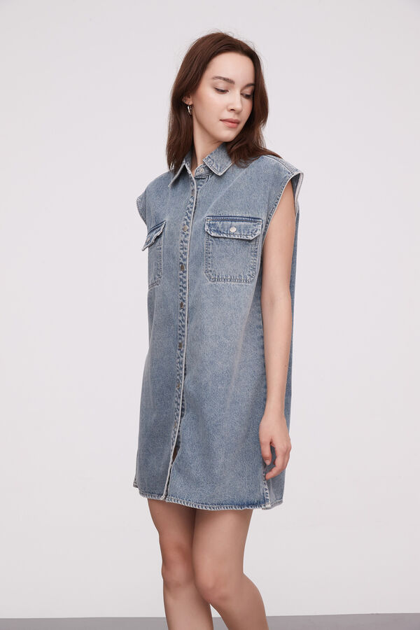 VESTIDO GUMPIN AZUL CLARO